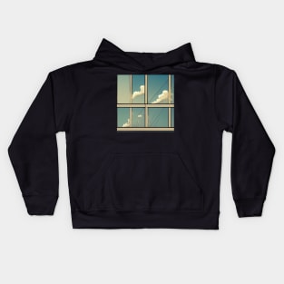 Window cleaner | Comics style Kids Hoodie